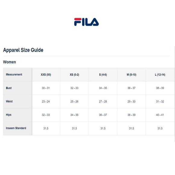 NWT FILA Women's Velour High Rise Elasticated Waist Casual Active Leggings - Picture 3 of 4